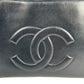 CHANEL CC Logo Lambskin Chain Shoulder Bag - Black