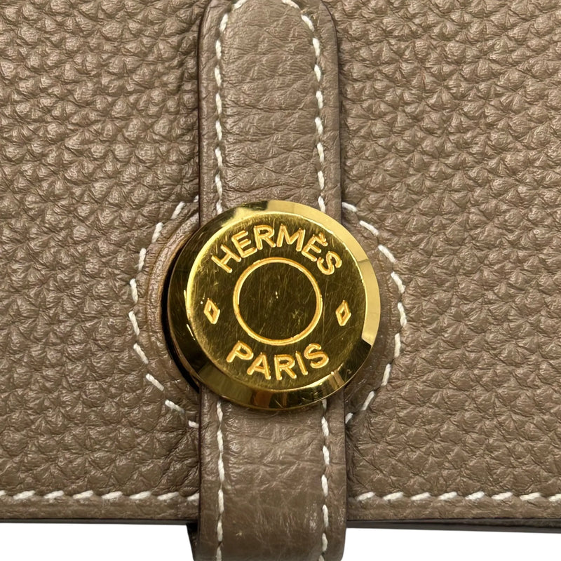 Hermes Dogon Togo Compact Wallet - Brown