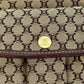 Celine Canvas Macadam Shoulder Bag - Brown