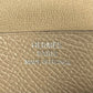 HERMES Bean Mini Business Card Holder Compact Wallet - Beige