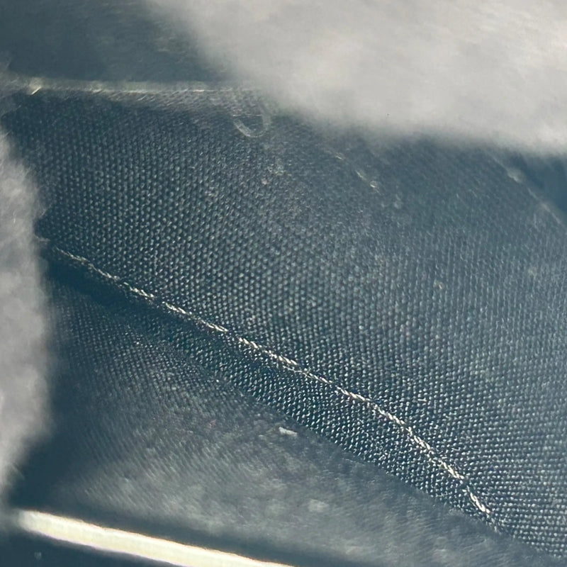 CELINE Triomphe Calfskin Compact Wallet - Black 