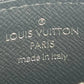 LOUIS VUITTON Taiga Leather Card Case and Coin Purse - Black 