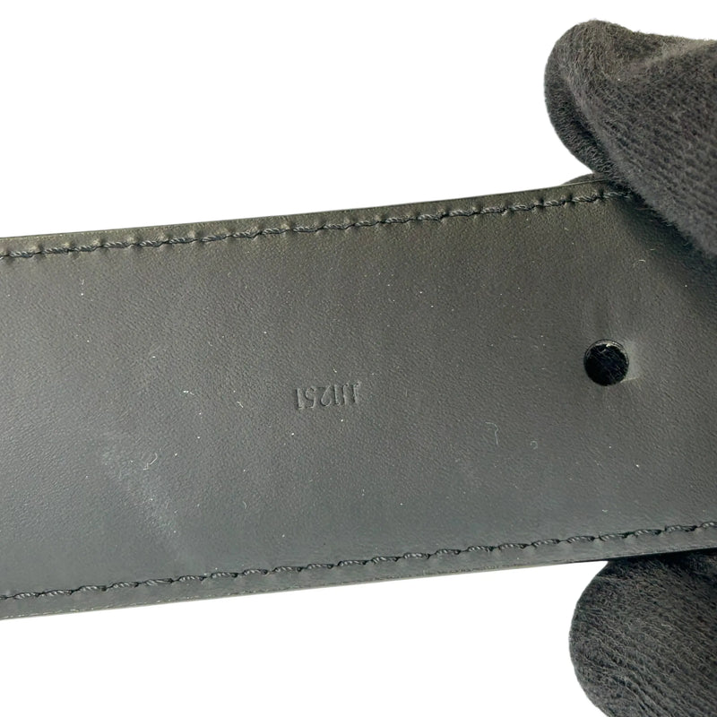 LOUIS VUITTON Damier Graphite Belt - Black