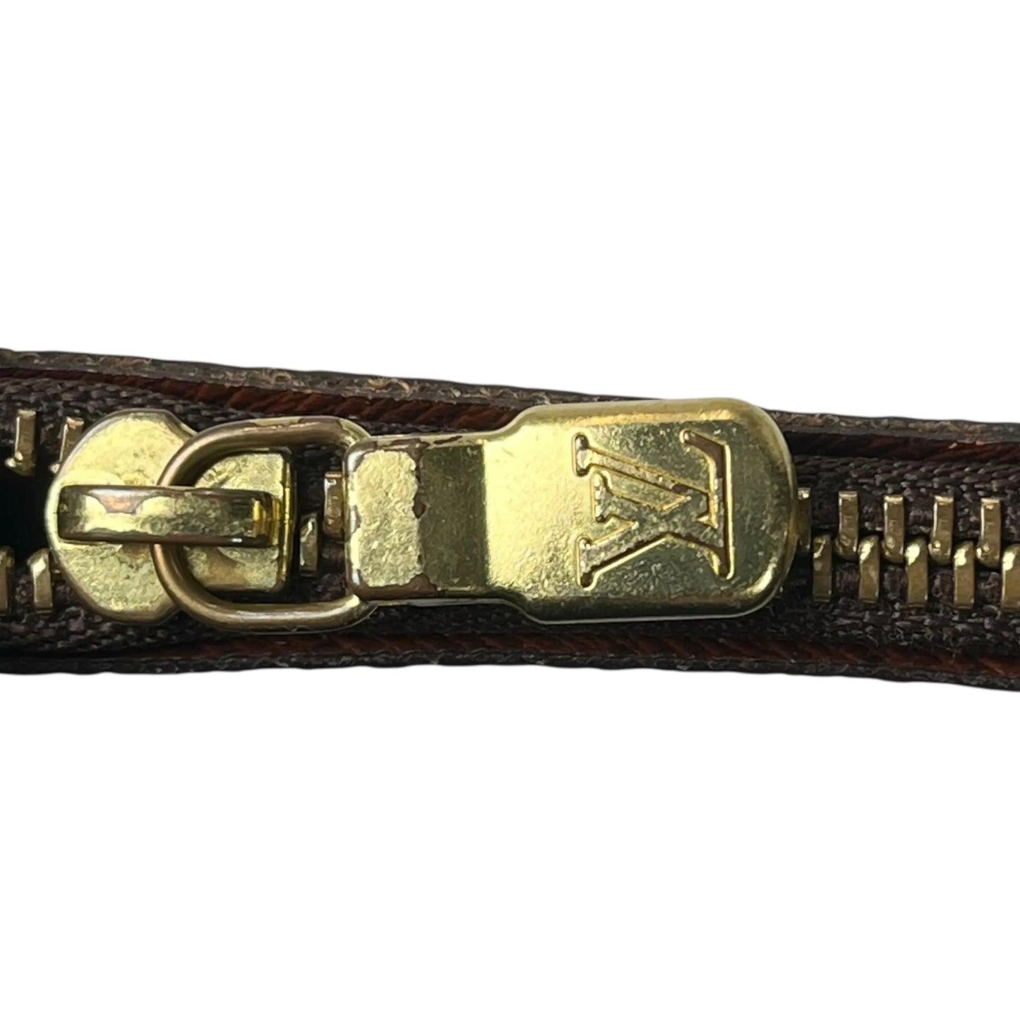 LOUIS VUITTON モノグラム ポシェットクレ キーケース コインケース - ブラウン