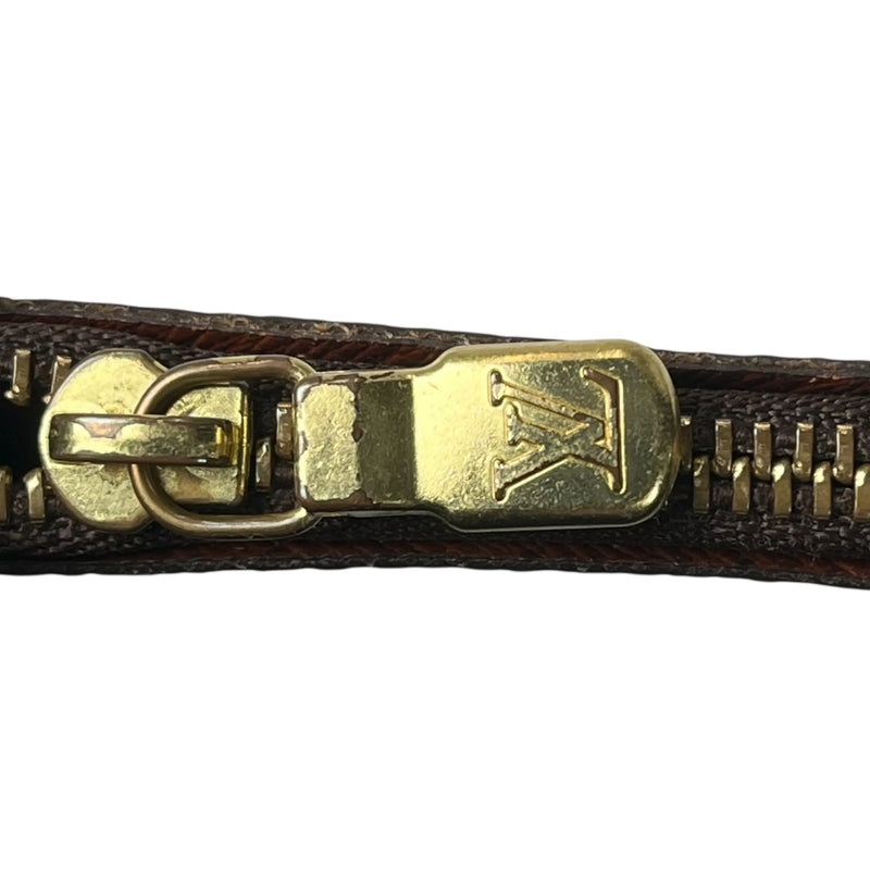 LOUIS VUITTON モノグラム ポシェットクレ キーケース コインケース - ブラウン