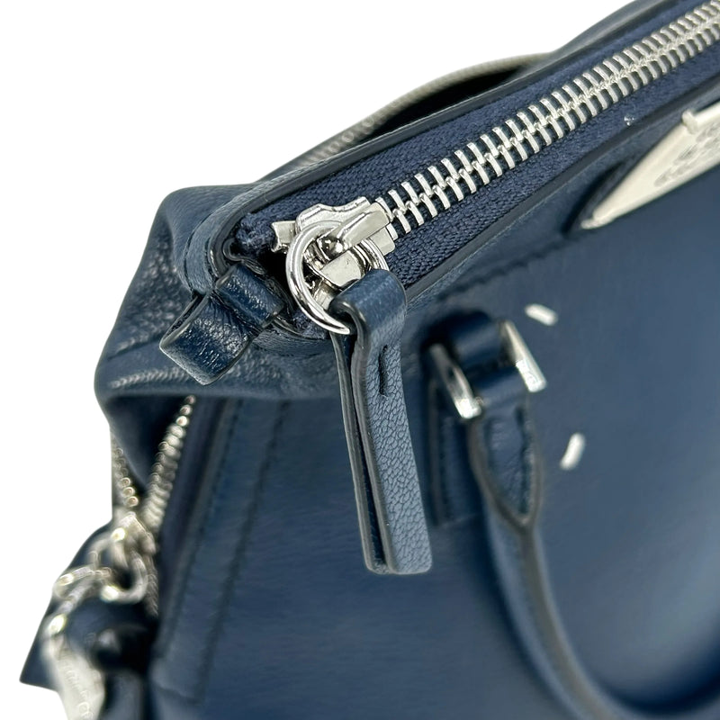 Margiela 5AC Leather Hand Bag Shoulder Bag - Navy