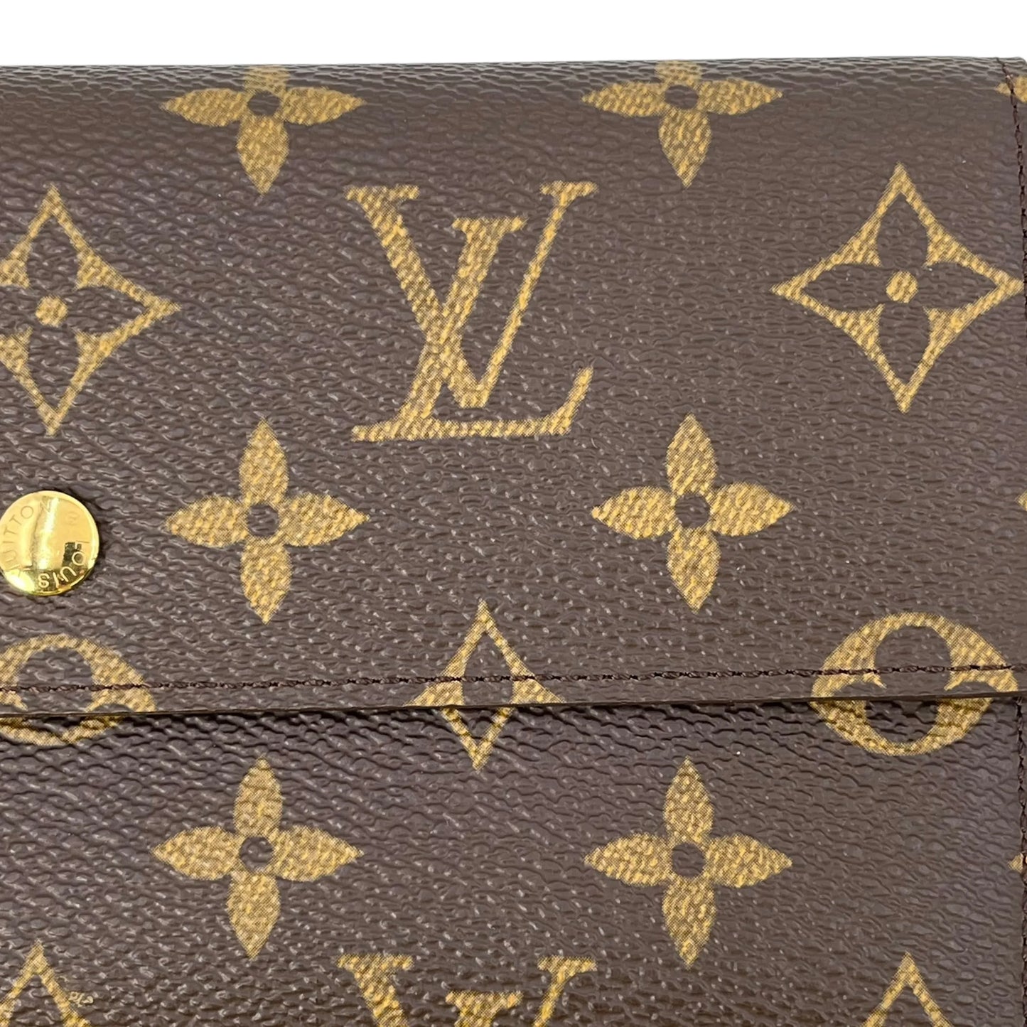LOUIS VUITTON Portefeuille Long Wallet - Brown 