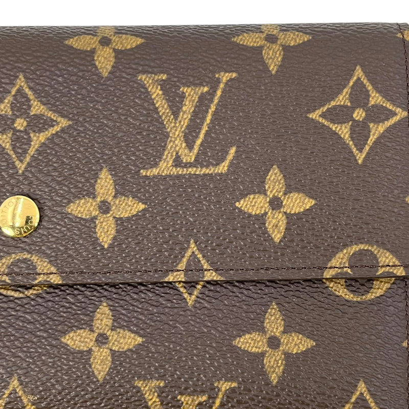 LOUIS VUITTON Portefeuille Long Wallet - Brown 