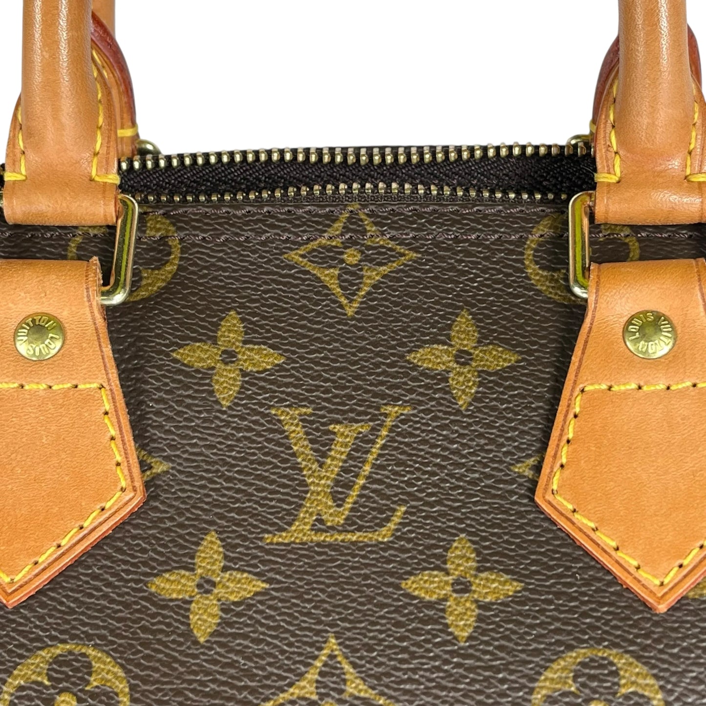 Louis Vuitton スピーディ25 モノグラム キャンバス ハンドバッグ - ブラウン