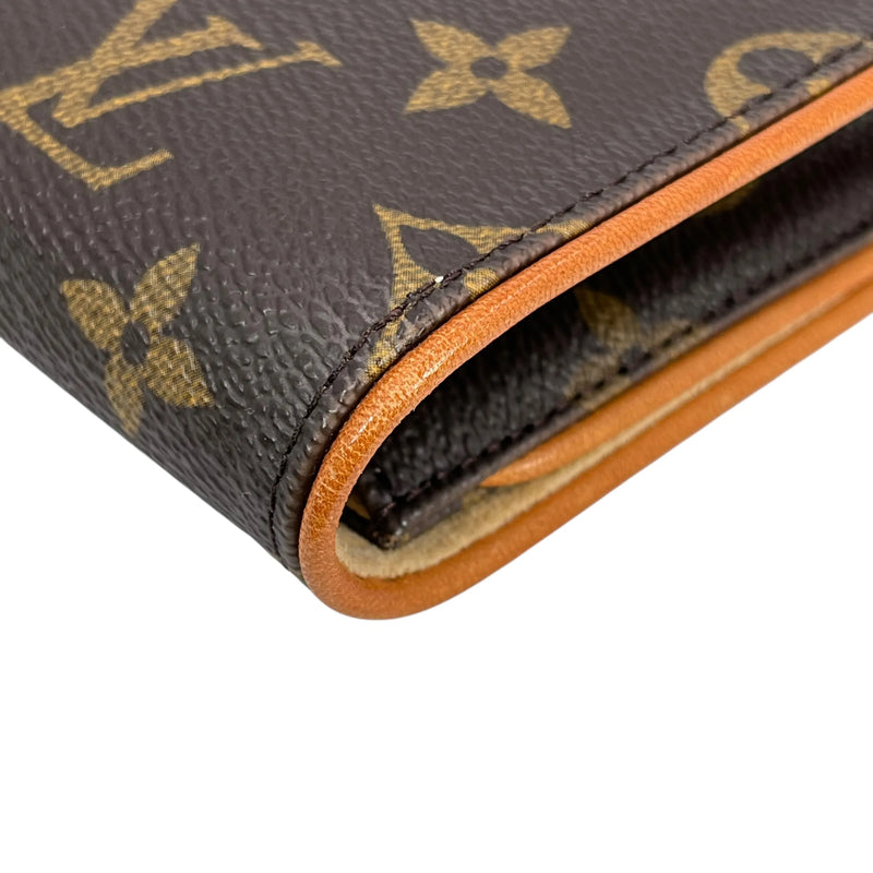 Louis Vuitton モノグラム ポシェット ツインGM モノグラムキャンバス ショルダーバッグ - ブラウン