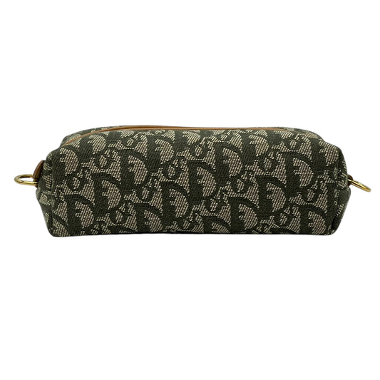 Dior Trotter Canvas Pouch Olive Green
