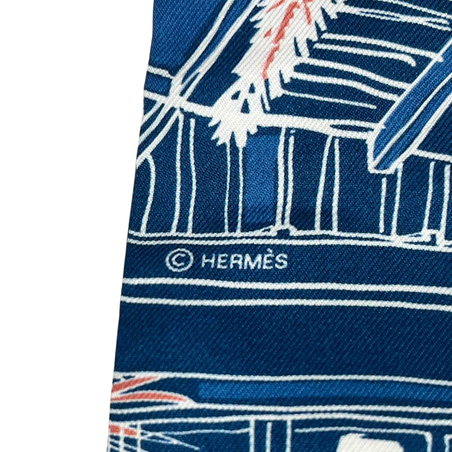 HERMES Twilly Rayures D`Ete