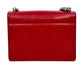 Salnt Laurent Sunset Leather Chain Shoulder Bag Red