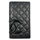 CHANEL Cambon Line Bi-fold long wallet
