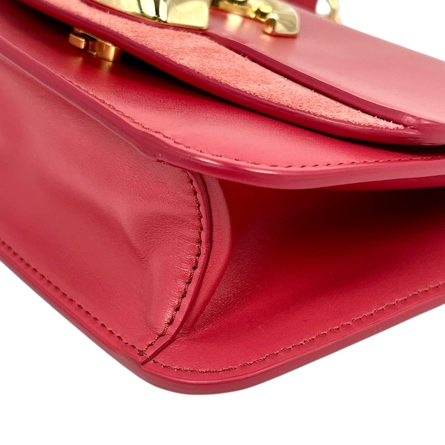 Chloé C Chain Shoulder Bag - Pink×Red