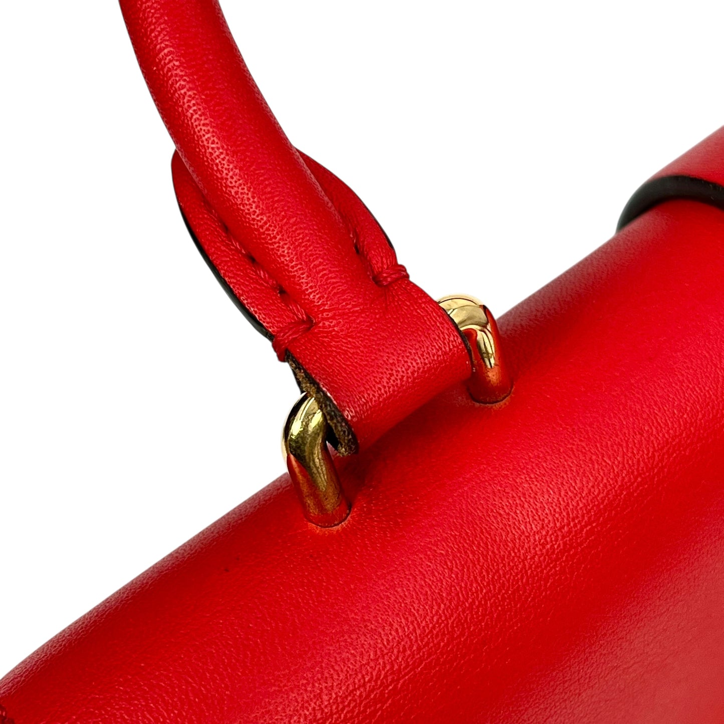 Louis Vuitton Lock BB Hand Bag Shoulder Bag - Red