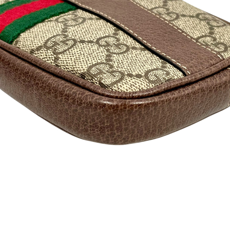 GUCCI GG Supreme Body Bag - Brown