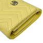 GUCCI GG Marmont Leather Compact Wallet - Yellow