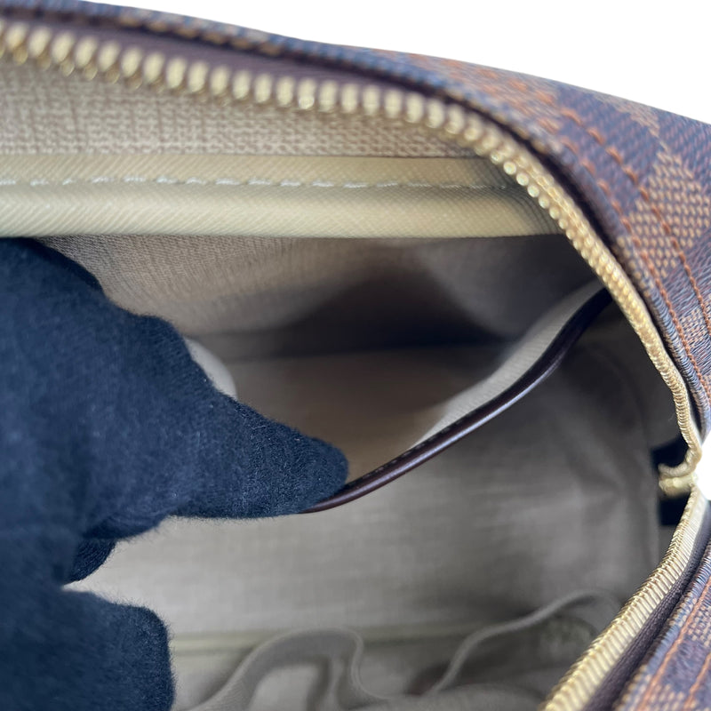 Louis Vuitton Damier Deauville Bowling Vanity Hand Bag
