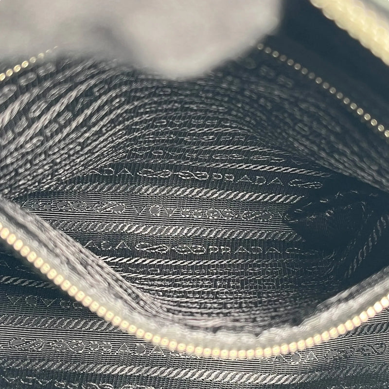 PRADA Diagramme Leather Backpack - Black