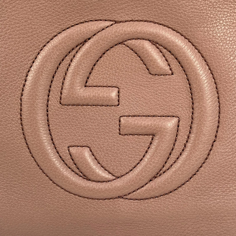 GUCCI Soho Interloking Tote Bag Shoulder Bag - Pink