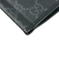 GUCCI Interloking G GG Supreme Money Clip Compact Wallet - Black