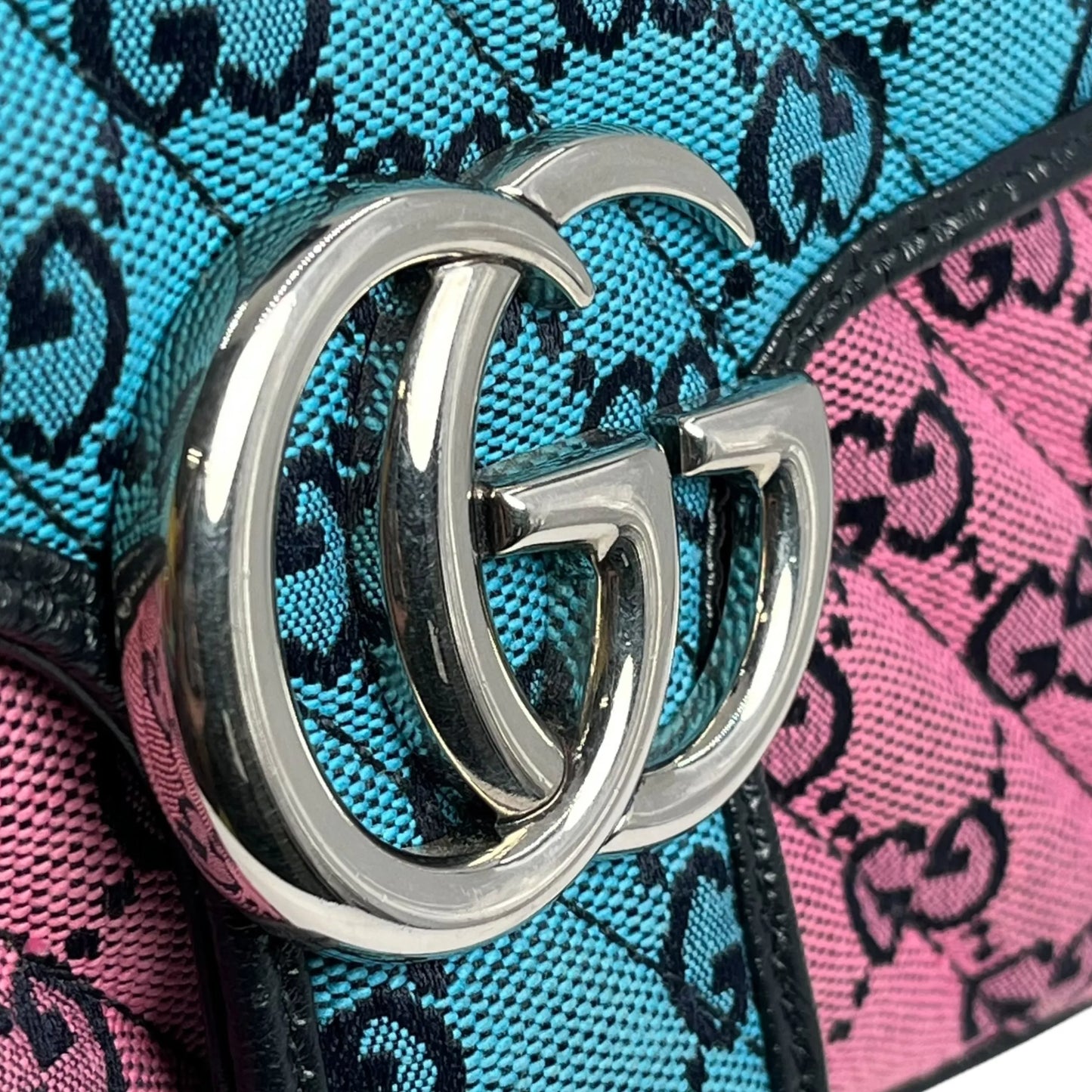 GUCCI GG Marmont Chain Shoulder Bag - Multicolor 