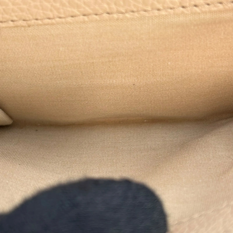 Chloé Alphabet Tri-Fold Compact Wallet - Beige