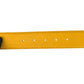 GUCCI Reversible Leather Belt Memorable Buckle - Orange Blue
