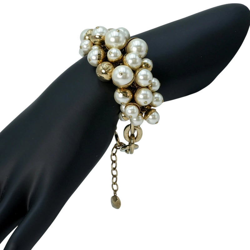 Dior Pearl Charm Bracelet - Gold Plated