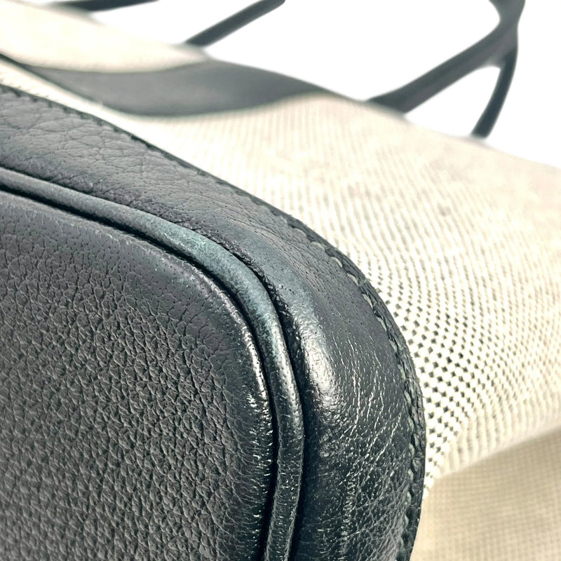 Hermès Garden Party PM ▢J Stamp (2006) Handbag/Tote Bag - Black/Noir 