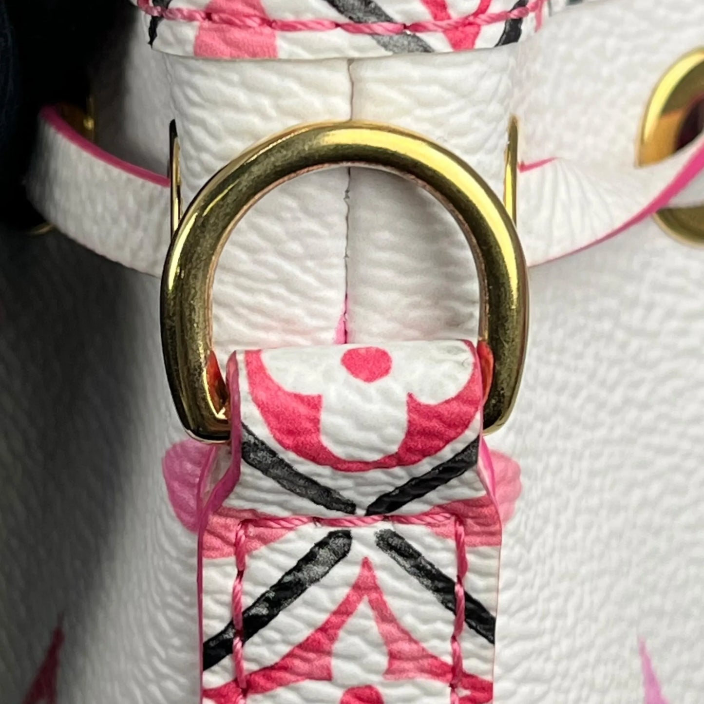 Louis Vuitton Monogram Nano Noe By The Pool Bucket Bag - Pink×White