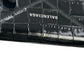 BALENCIAGA Paper Compact Wallet Crocodile - Black
