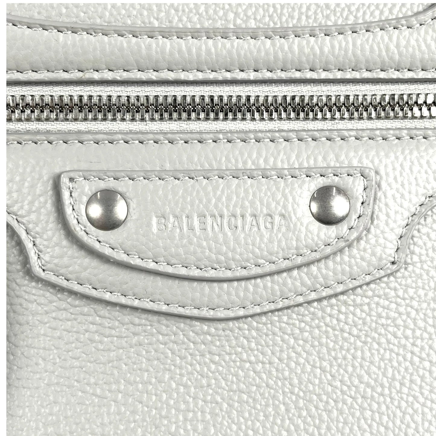 BALENCIAGA Neo Classic City Medium Top Handle Tote Bag Hand Bag - Gray