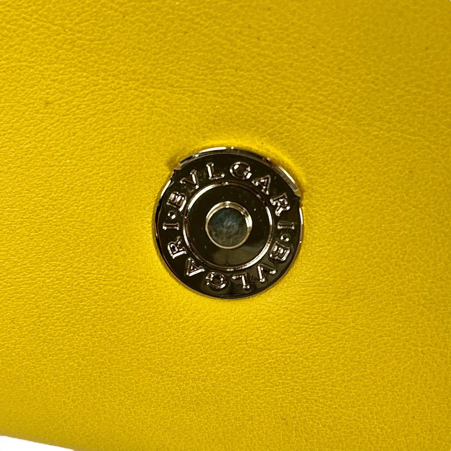BVLGARI Serpenti Cabochon Chain Shoulder Bag - Yellow