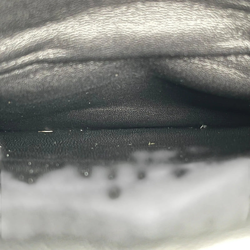 CHANEL Matelasse W-flap Chain Shoulder Bag - Black 