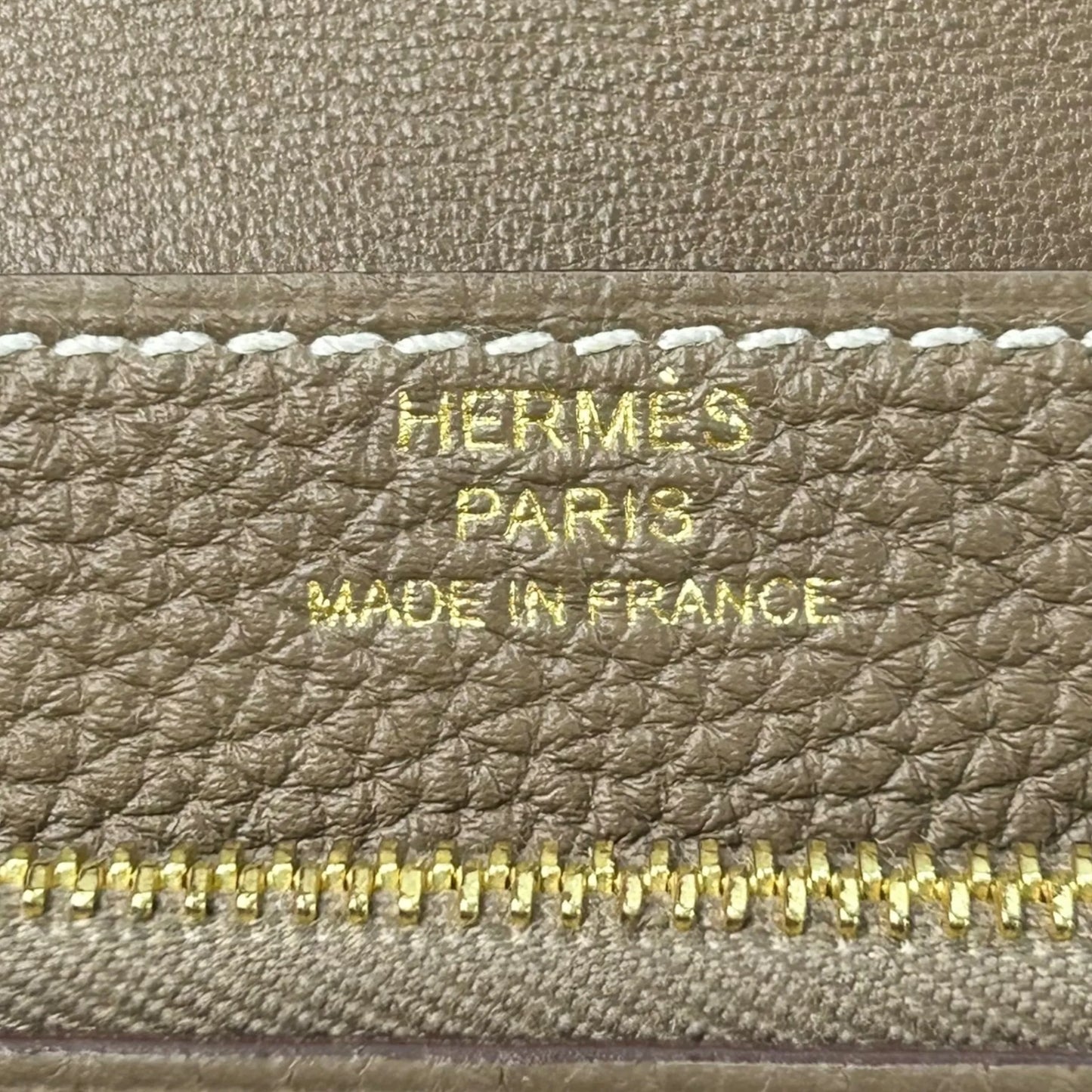 Hermes Dogon Togo Compact Wallet - Brown
