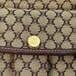 Celine Canvas Macadam Shoulder Bag - Brown