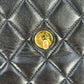 CHANEL Matelasse Tassel Chain Shoulder Bag - Black