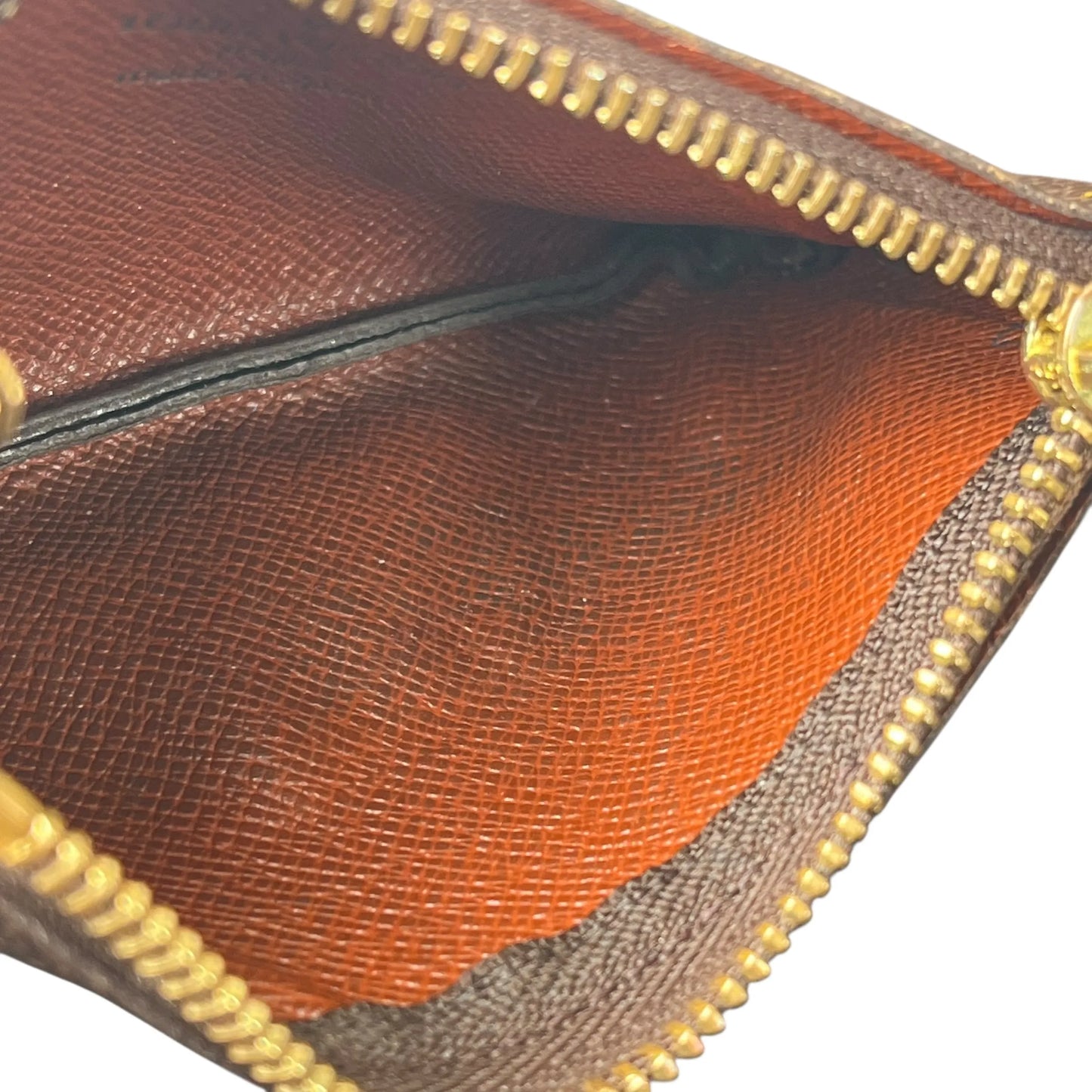 LOUIS VUITTON モノグラム ポシェットクレ キーケース コインケース - ブラウン