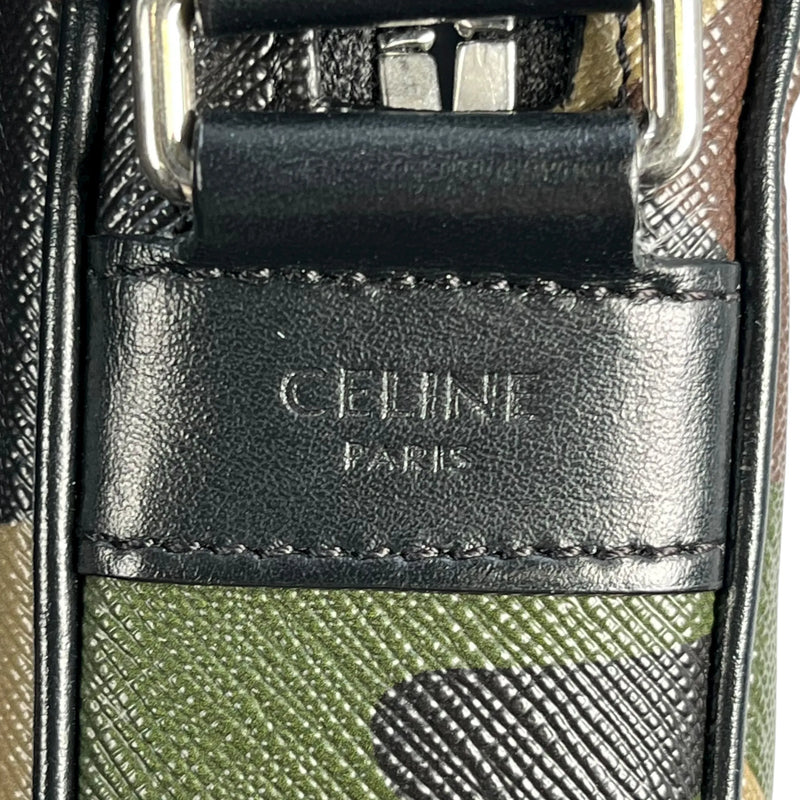 CELINE Camouflage Leather Shoulder Bag - Khaki 