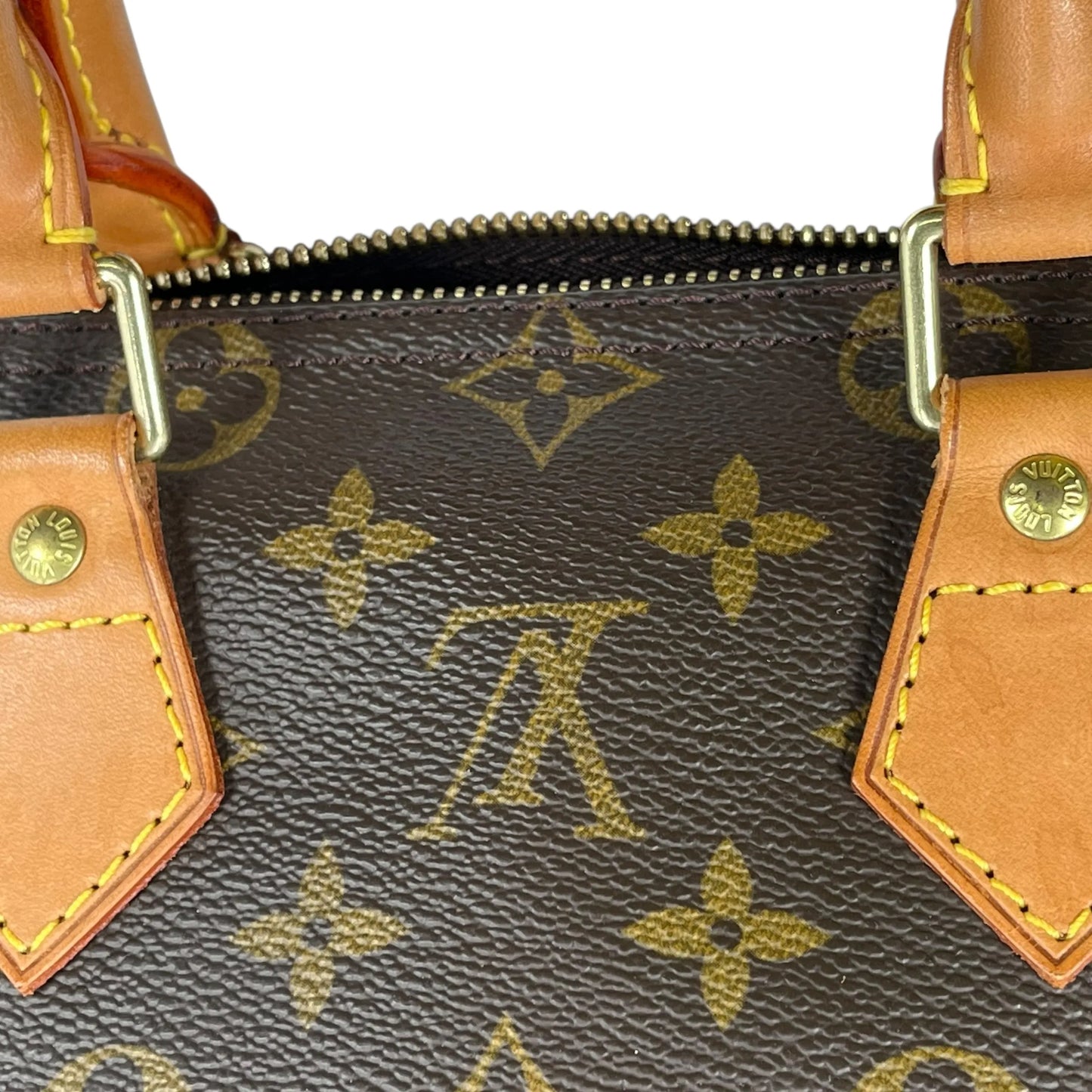 Louis Vuitton スピーディ25 モノグラム キャンバス ハンドバッグ - ブラウン