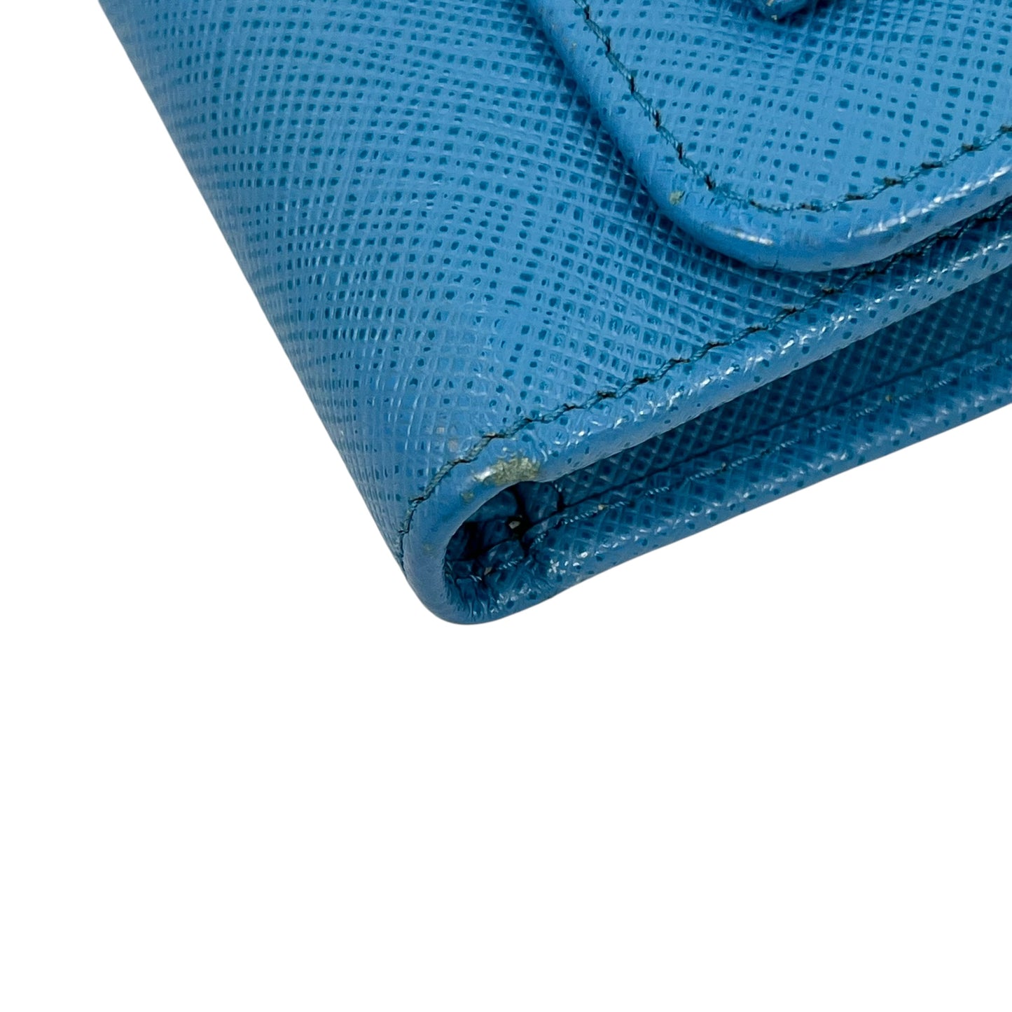 PRADA Saffiano  ribbon Tri-fold wallet