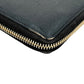 Saint Laurent YSL logo leather Round zip wallet