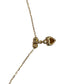 Diamond and Peridot Stones Necklace Yellow Gold