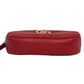 GUCCI GG Marmont Leather Body Bag - Red