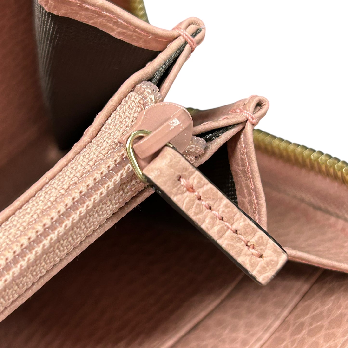 GUCCI GG Canvas Zip Around Long Wallet