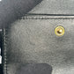 BALENCIAGA Classic Cash Leather Coin Purse Card Case Wallet - Black