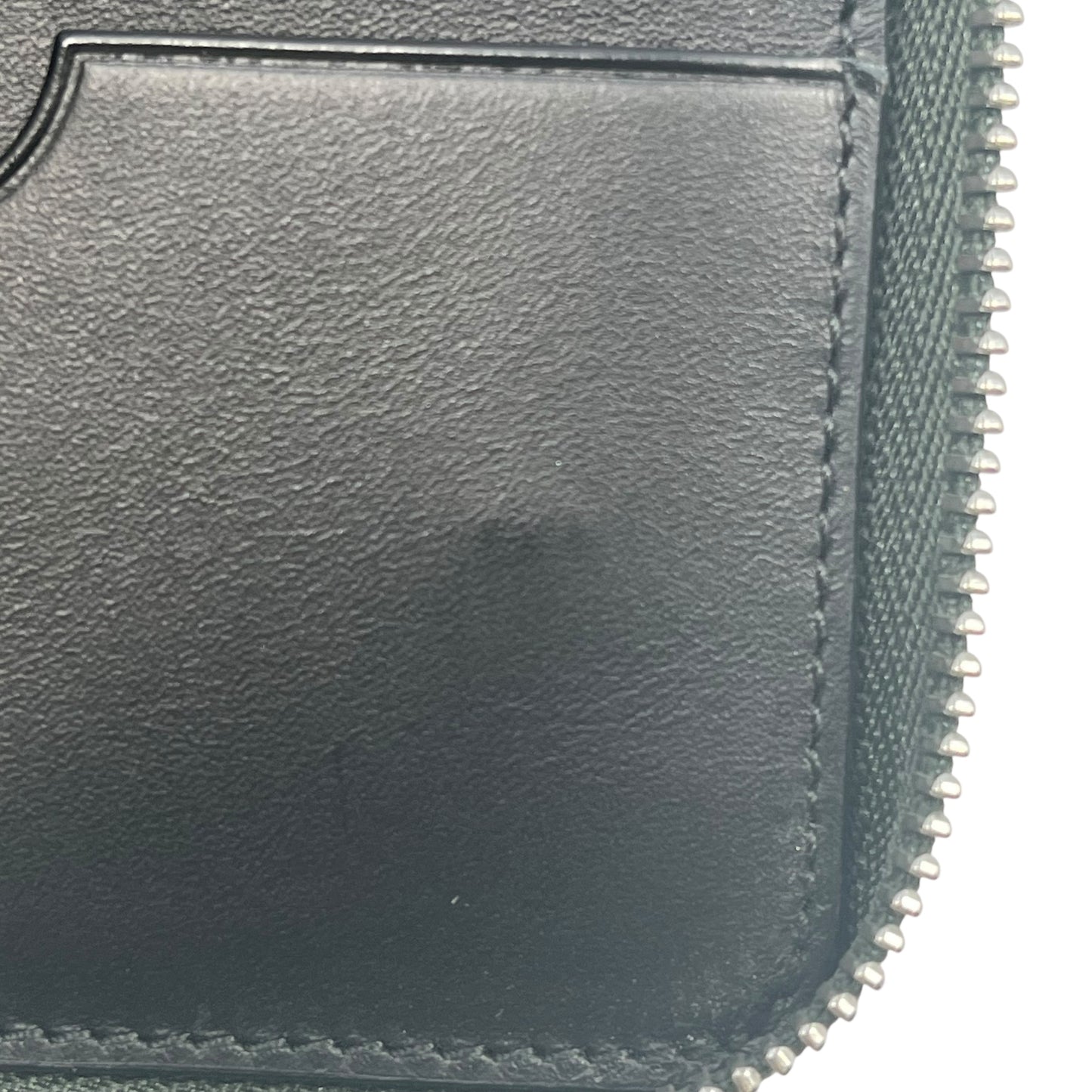LOEWE Anagram Zip Around Bi-fold Compact Wallet - Green