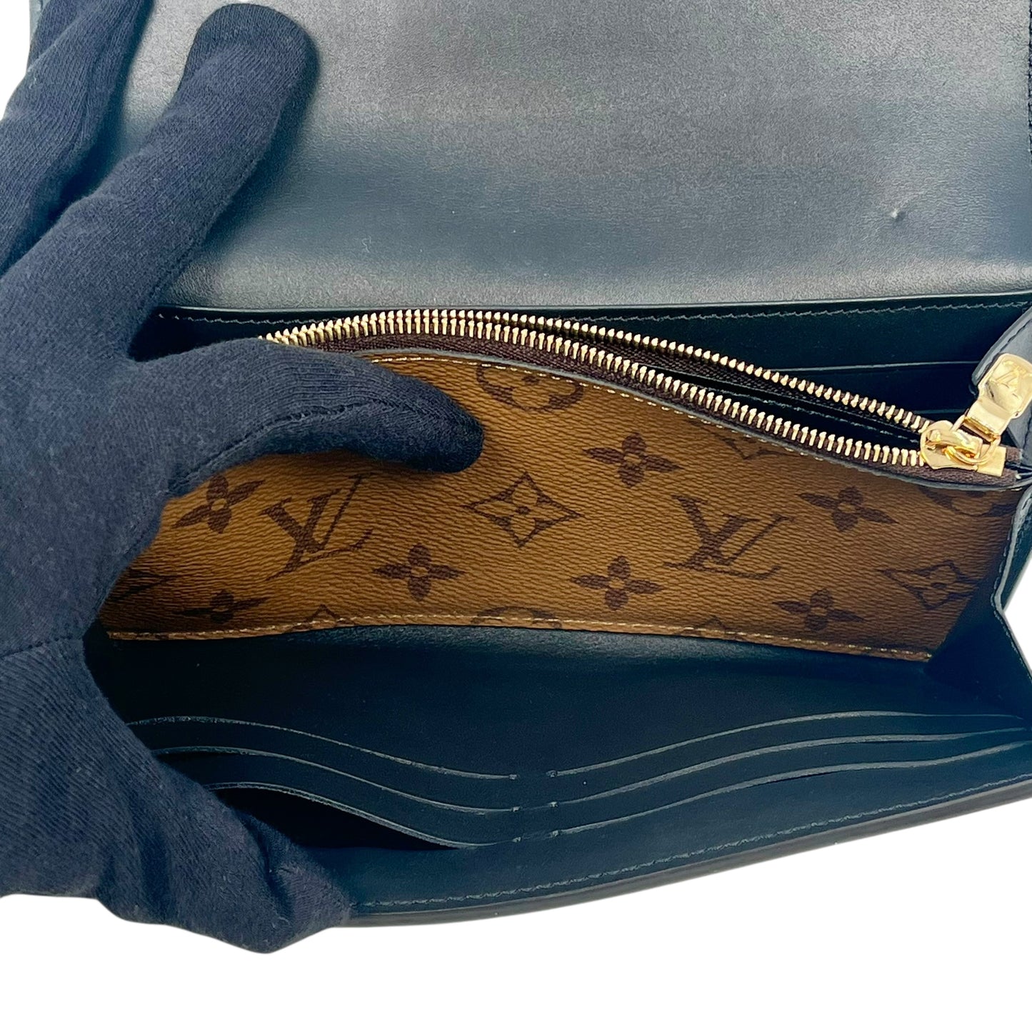 Louis Vuitton Portefeuille Sarah Dauphine Long Wallet - Brown